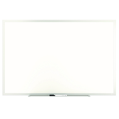 TRU RED Melamine Dry Erase Board, 36 x 24, White Surface, Gray/Silver Aluminum Frame (TUDTR59355)