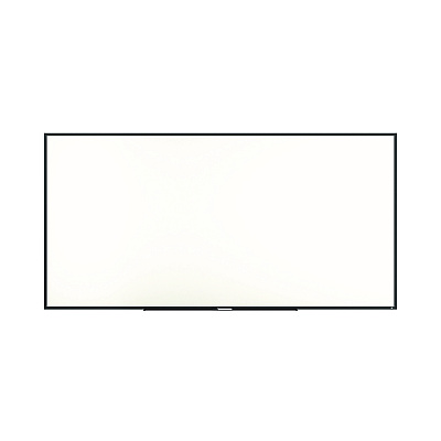 TRU RED Melamine Dry Erase Board, 96" x 48", White Surface, Black Aluminum Frame (TR59357)