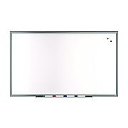 TRU RED Magnetic Porcelain Dry Erase Board, 60 x 36, White Surface, Gray/Silver Aluminum Frame (TUDTR61186)