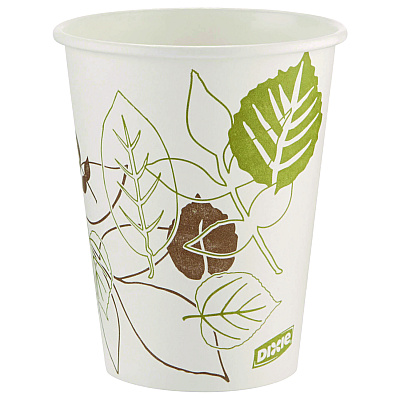 Dixie Pathways Paper Hot Cups, 12 oz, 15/Bag, 20 Bags/Carton (DXE2342SS1)