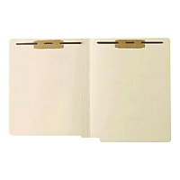 Medical Arts Press Reinforced End Tab File Folder, 0.75" Expansion, 2 Fasteners, Letter Size, Manila Exterior, 250/Box (MAQ31462B)