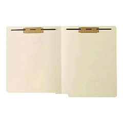Medical Arts Press Reinforced End Tab File Folder, 0.75" Expansion, 2 Fasteners, Letter Size, Manila Exterior, 250/Box (MAQ31462B)