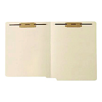 Medical Arts Press Heavy-Duty End Tab File Folder, 0.75" Expansion, 2 Fasteners, Letter Size, Manila Exterior, 50/Box (MAQ31464)
