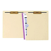 Medical Arts Press Paperboard Classification Folder, 0.75" Expansion, 2 Fasteners, Letter Size, Manila Exterior, 50/Box (MAQ50661)