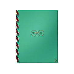 Rocketbook Core Smart Notebook, College Rule, Neptune Teal Cover, (18) 8.8 x 6 Sheets (RKBEVR2ERCCCEFR)