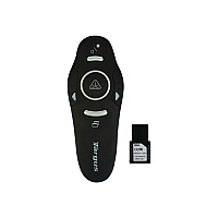 Targus Wireless USB Presenter with Laser Pointer, Class 2, 50 ft Range, Black (AMP16US)