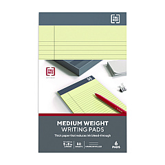 TRU RED Notepads, Narrow Rule, 50 Canary Yellow 5 x 8 Sheets, 6/Pack (TUDTR59899)