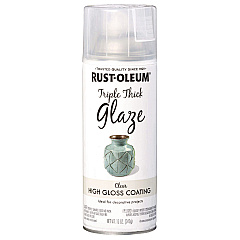 Rust-Oleum Specialty Triple Thick Glaze Spray Paint, High Gloss Clear, 12 oz Aerosol Can (301416EA)