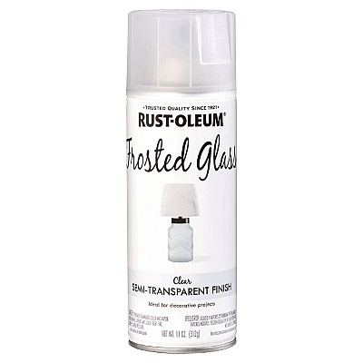 Rust-Oleum Specialty Frosted Glass Spray Paint, Matte Clear, 11 oz Aerosol Can (342600EA)