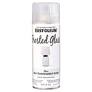 Rust-Oleum Specialty Frosted Glass Spray Paint, Matte Clear, 11 oz Aerosol Can, 6/Carton (342600)