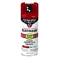 Rust-Oleum Stops Rust 5-in-1 Spray Paint, Gloss Regal Red, 12 oz Aerosol Can (376895EA)