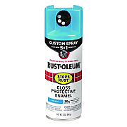 Rust-Oleum Stops Rust 5-in-1 Spray Paint, Gloss Maui Blue, 12 oz Aerosol Can (376907EA)