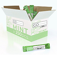 Go Mouthwash Individual Mouthwash Packets, Mint Flavor, 0.37 oz Packet, 250/Box (GMHMW250)