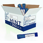 Go Mouthwash Individual Mouthwash Packets, Bold Mint Flavor, 0.37 oz Packet, 250/Box (GMHMW250BOLD)