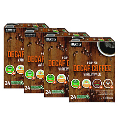 Green Mountain Coffee Roasters Roasters Roasters Decaf Variety Coffee K-Cups, Assorted Flavors, 96/Carton (GMT9977CT)