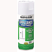Rust-Oleum Specialty Appliance Epoxy Spray Paint, Gloss White, 12 oz Aerosol Can, 6/Carton (7881830)
