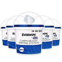 Tork Chem-Ready Buckets, 8.5 x 7 x 7, White, 5/Carton (192850)