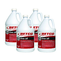 Betco Oven Jell Cleaner, Lemon Scent, 1 gal Bottle, 4/Carton (BET1390400)