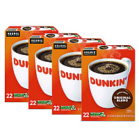 Dunkin Donuts K-Cup Pods, Dunkin Regular, 88/Carton (GMT1267CT)