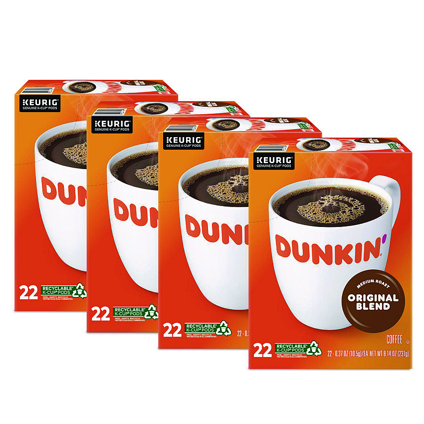 Dunkin Donuts K-Cup Pods, Dunkin Regular, 88/Carton (GMT1267CT)