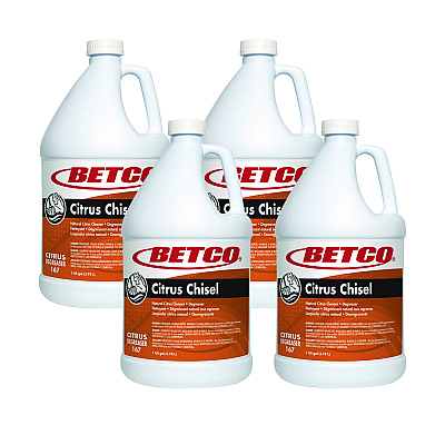 Betco Citrus Chisel, Citrus Scent, 1 gal Bottle, 4/Carton (BET1670400)