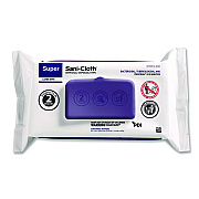 Sani Professional Super Sani-Cloth Germicidal Disposable Wipes, Large, 1-Ply, 8.2 x 9.8, Unscented, White, 80/Pack (PDIA22480)