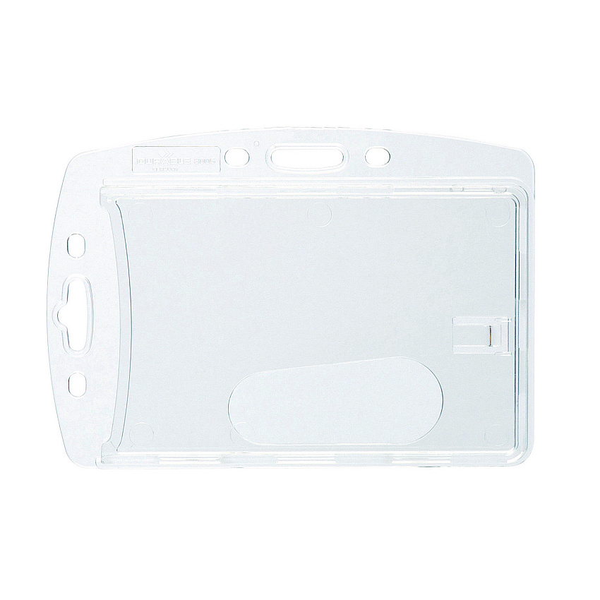 Durable Replacement Card Holder, Vertical/Horizontal, Polystyrene, 10/Pack (DBL890519)
