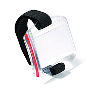 Durable Card Holder Outdoor Secure, Vertical, 3.42" x 2.12", Clear, 10/Box (DBL841419)