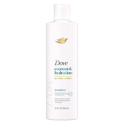 Dove Coconut Shampoo, 12 oz Bottle, 6/Carton (UNI69795721)