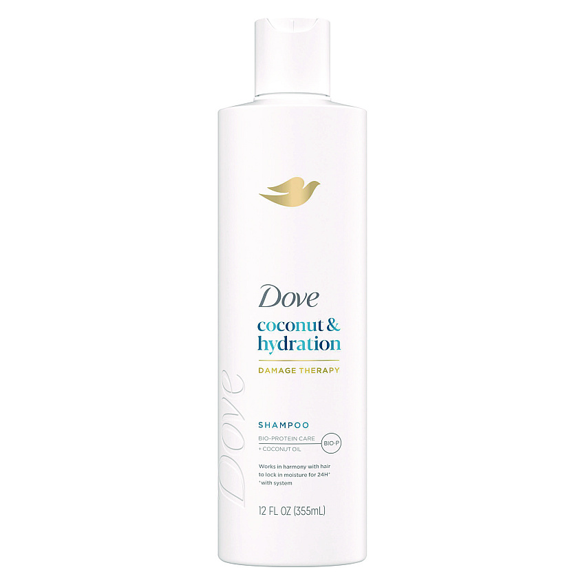 Dove Coconut Shampoo, 12 oz Bottle, 6/Carton (UNI69795721)