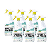 CLR PRO Commercial Probiotic Cleaner, Lemon Scent, 32 oz Spray Bottle, 6/Carton (JELFMCPC326PRO)