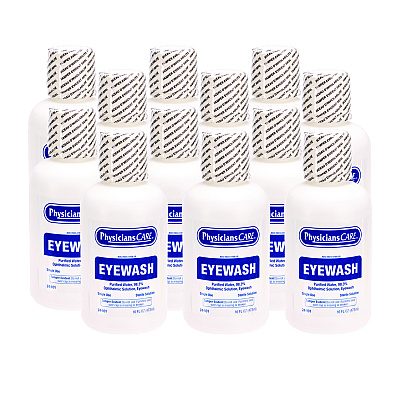 PhysiciansCare by First Aid Only Eye Wash, 16 oz Bottle, 12/Carton (FAO24101001EA)
