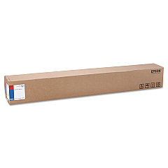 Epson Hot Press Natural Fine Art Paper Roll, 16 mil, 44" x 50 ft, Smooth Matte Natural (EPSS042325)