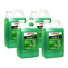 Betco Sure Bet II Foaming Disinfectant, Citrus Scent, 67.6 oz Bottle, 4/Carton (BET3144700)