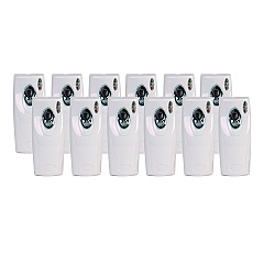 Boardwalk Metered Air Freshener Dispenser, 9.5" x 3.5" x 3.75", White, 12/Carton (BWK908CT)