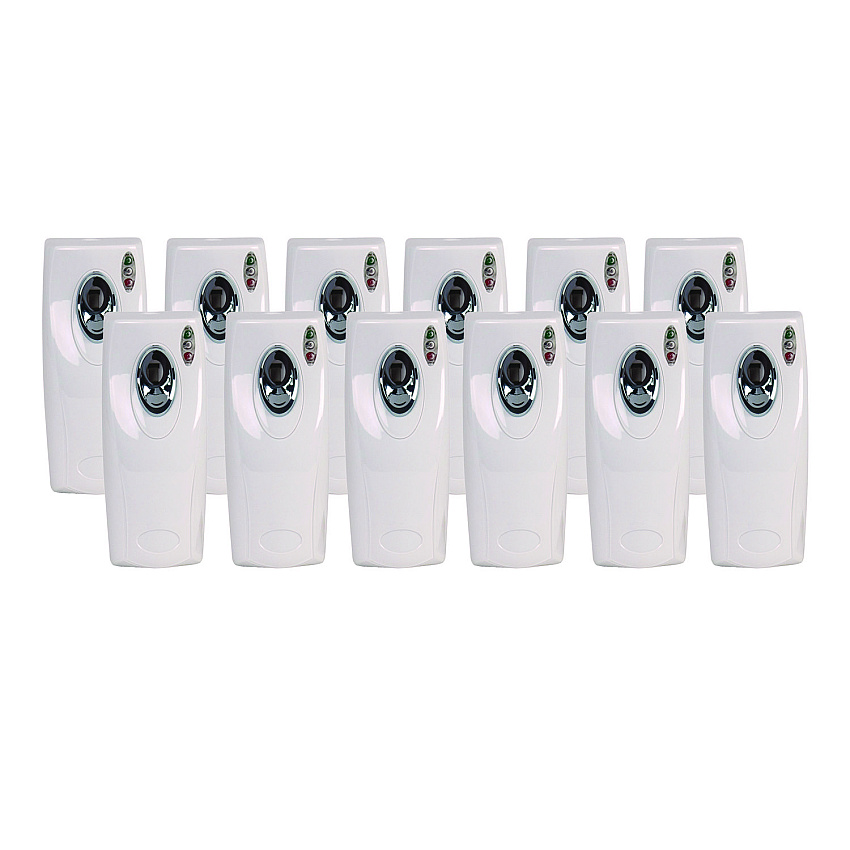 Boardwalk Metered Air Freshener Dispenser, 9.5" x 3.5" x 3.75", White, 12/Carton (BWK908CT)