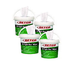 Betco GE Fight Bac Disinfecting Wipes, 5.5 x 7, Fresh Scent, 500/Bucket, 4 Buckets/Carton (BET392F100CT)