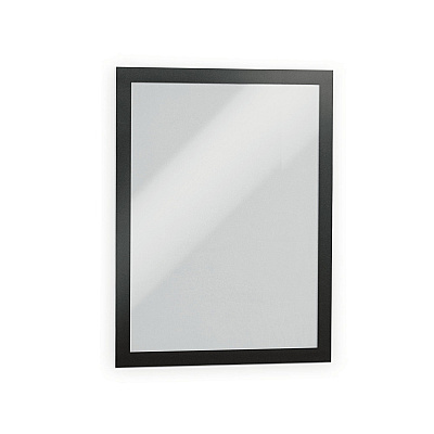 Durable DURAFRAME MAGNETIC Sign Holder Frame, 13.39 x 17.87, Black Frame, 2/Pack (464701)