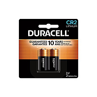 Duracell Specialty High-Power Lithium Batteries, CR2, 3 V, 2/Pack (CR2B2PK)