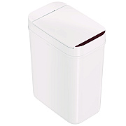 HLS Commercial Plastic Sensor Trash Can, 3 gal, Plastic, White (HLMHLSSP03WW)
