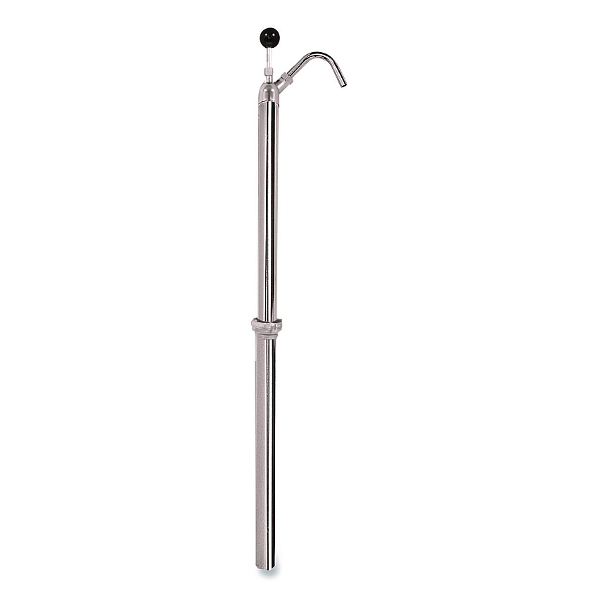 Boardwalk Bottle Pump, 22 oz/Pump, Steel, 42.5" Tall, Chrome (BWK00422EA)