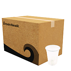 Boardwalk Clear Plastic Cold Cups, 10 oz, PET, 1,000/Carton (BWKPET10)