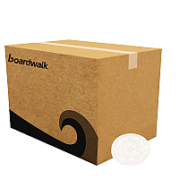 Boardwalk Crystal-Clear Cold Cup Straw-Slot Lids, Fits 9 to 10 oz PET Cups, 1,000/Carton (BWKPET910STRAW)