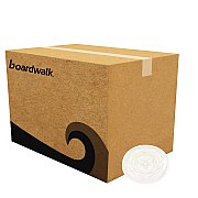 Boardwalk Crystal-Clear Cold Cup Straw-Slot Lids, Fits 9 oz Squat/12 oz PET Cups, 1,000/Carton (BWKPET912STRAW)