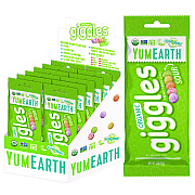 YumEarth Organic Sour Giggles, Assorted Flavors, 2 oz Bag, 12/Carton (GRR22002290)