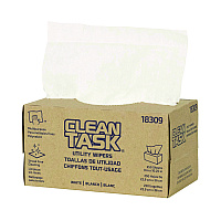 Sellars Absorbent Materials Absorbent Materials Absorbent Materials Clean Task Utility Wipers, 1-Ply, 9 x 10.25, White, 250 Sheets/Box, 24 Boxes/Carton (SLR18309)