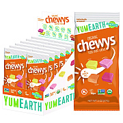 YumEarth Organic Chewys, Assorted Flavors, 2 oz Bag, 12/Carton (GRR22002291)