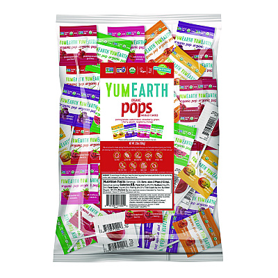YumEarth Lollipops, Assorted Flavors, 3.5 lb Bag, 250 Pieces (GRR22002296)