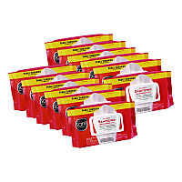 Sani Professional No-Rinse Sanitizing  Multi-Surface Wipes, 1-Ply, 8 x 9, Unscented, White, 72 Wipes/Pack, 12 Packs/Carton (NICM30472)