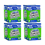 Sellars Absorbent Materials Absorbent Materials Absorbent Materials TOOLBOX Blue Shop Towels, 1-Ply, 10 x 12, Blue, 200 Sheets/Box, 4 Boxes/Carton (SLR55202)